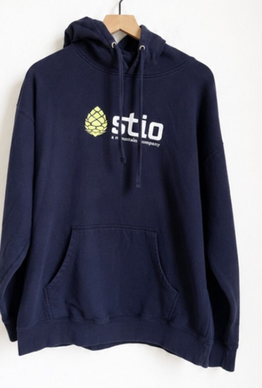 STIO graphic hooded sweatshirt Navy XL Men's